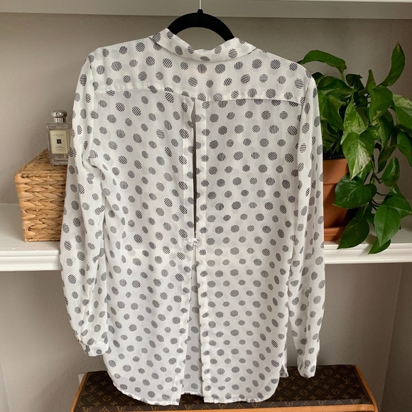 Lucy Love - White Polka Dot Morrison Top Cover-up - Picture 2 of 6